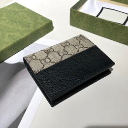 Designer-Brieftasche, Marmont-Serie, 658610, Kartentasche aus gealtertem Canvas-Spleißleder