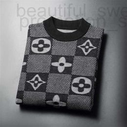 Men's Sweaters designer Designer Luxury Mens Womens Sweater Gradient Jacquard Letters Fashion Paris T Street Long Sleeve M-XXXL V22 ZGQH DCYL