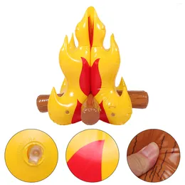 Gift Wrap Inflatable Campfire Prop PVC Model Reusable Toy For Children Kids Party Playing