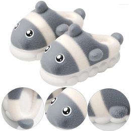 Walking Shoes Unisex Cute Clown Fish Slippers Non-Slip Home Cotton Warm Fluffy For Winter Indoor And Outdoor