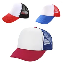 Ball Caps Men Women Unisex Baseball Cap Boys Girls Color Block Snapback Hip Hop Flat Hat Petty Racing