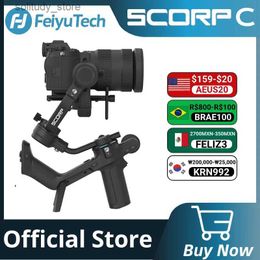 Stabilizers FeiyuTech official Feiyu SCORP series SCORP-C handheld universal joint 3-axis stabilizer handle suitable for DSLR cameras/Canon Q240319