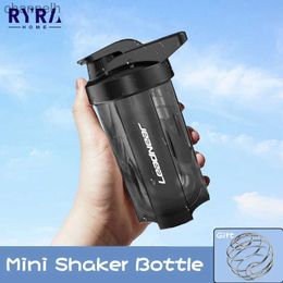 Water Bottles 500ml Protein Shaker Bottle With Whisk Ball BPA Free Sport Water Bottle Leak-Proof Mixing Cup For Gym Fitness Training Drinkware yq240320