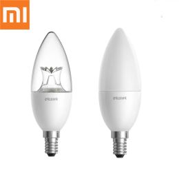 Control Original Xiaomi Mijia Smart LED Lamp Wifi Remote Control by MIHOME APP E14 Bulb 3.5W 0.1A 220240V Wireless Smart Home Kits