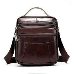 Bag BOLEKE Crazy Horse Leather Retro Men's Fashion Handbag Messenger High Quality Business