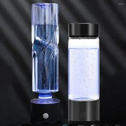 Wine Glasses Quick Electrolysis Water Bottle Portable Hydrogen Ioniser For Home Office Travel Rechargeable Glass Fitness