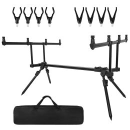 Rods Lixada RY060 Adjustable Retractable Carp Fishing Rod Pod Stand Holder Fishing Pole Pod Stand Fishing Tackle Fishing Accessory