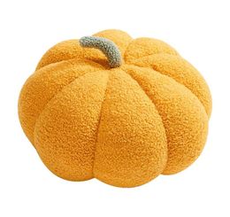 CushionDecorative Pillow Office Chair Cushion Purple Yellow White Pumpkin Shape Throw Pillows For Halloween Decor Cute Kids Plush1442524