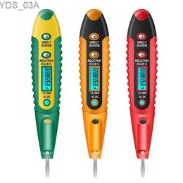 Current Meters VD700 Digital Electric Test Pen AC/DC 12-250V Multifunction Voltage Detector Pencil Portable LCD Display Mini Electrician Tester 240320