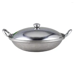 Double Boilers Shabu Pot Induction Cookware Noodles Steel Dry Camping Stove Stock Cooking Seafood Alcohol Pan