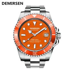 Watches Demirsen Drop Shipping Luxury Sapphire Glass Automatic Wristwatch Waterproof 200M Mechanical Watches Top Brand Watch for Men