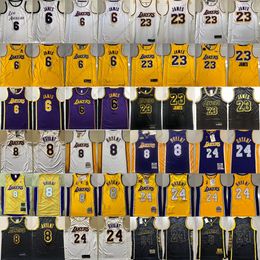 Authentic Stitched Retro throwback Basketball Jerseys 8 Bryant Johnson 32 Earvin Lebron 23 James