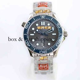 Watches Wrist Luxury Designer or Haima 300 8800 Movement Double t Shock Absorber Black Balance Wheel Men's Luminous Diving montredelu 275