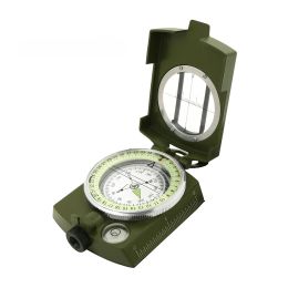 Compass Waterproof High Precision Compass Metal Luminous Compass Outdoor Gadget Sports Hiking Mountaineering Professional Military Sight