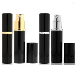 Storage Bottles Mini Portable Refillable Home Travel Essentials Perfume Bottle Aluminium Nozzle Spray Parfum Empty Cosmetic Container