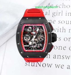 Racing Mechanical Wristwatch RM Wrist Watch RM011-FM Series Machinery 40 50mm Calendar Time Limited Edition RM011 Titanium All