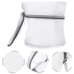 Laundry Bags 2 Pcs Mesh Shoe Wash Bag Washing Causal Sneakers And Care Drying For Multi-use Polyester