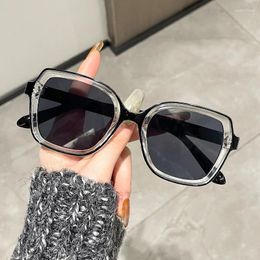 Sunglasses Retro Square Men Rivets Shades Fashion Sun Glasses For Women Blue Light Blocking Computer Game Goggles 2024