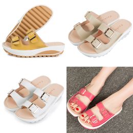 NEW Positive double-breasted casual women's sandals wear casual shoes outside the home Sandals Slipper GAI