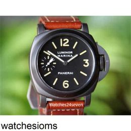 Panerass Luxury Watches Mens Wristwatches 44 Mm Automatic Mechanical Full Stainless Steel Waterproof Luminos