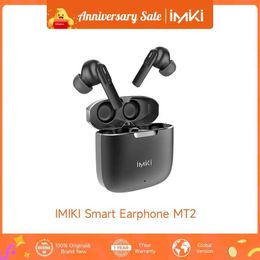 Cell Phone Earphones IMIKI MT2 fully in ear dual microphone ENC noise cancelling sports earphone BT 5.3 IPX4 waterproof wireless earphone HiFi Q240321