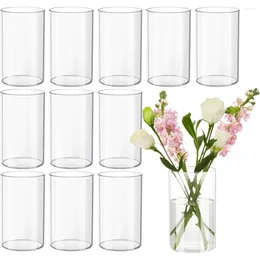 Vases Vase For Central Piece Set Of 12 Bags Wedding Decoration Loose Cylindrical Flower Party