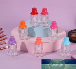 1PC 5ml Novelty Beverage Bottle Lip Gloss Tube Bottle Empty Lipstick Tube Plastic Transparent Lip Gloss Tube with Colorful Cap6999387