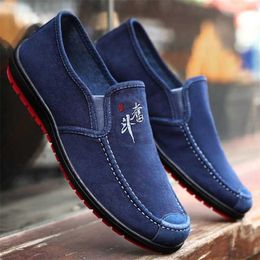 HBP Non-Brand New fashion PVC injected slip on sneakers durable casual shoes men canvas