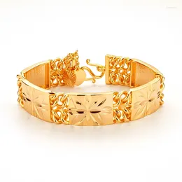 Bangle 2024 Fashion Men's Bracelet Customizable Latest Design High Quality Brass 18k Gold Plated Women's Jewellery