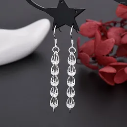 Dangle Earrings Fashion Kpop Silver Color Pretty Custom For Women Luxury Designer Party Wedding Jewelry Birthday Gifts