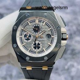 Designer AP Wristwatch Royal Oak Offshore Series 26415CE German Limited Edition Of 300 Rare Black Ceramic Mechanical Watches With Ultra High Aesthetic Value