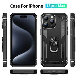Hot-selling Factory Armoured mobile phone case of sergeant fall-proof bracket Shockproof Phone Case for iPhone 15 14 13 12 11 Pro Max With OPP Bag