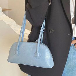 Waist Bags Foufurieux Simple Solid Women Shoulder Tote PU Leather Fashion Flap Top-Handle Bag Female Casual Y2k Underarm Handbags