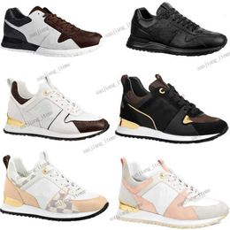 Luxo Run Away Sneaker Homens Sapatos Runaway Line Camurça Designer Mulheres Sapatilhas Gold Tail RUN Walk Casual Trainers Running Athletic Shoe Paris Fashion 2024