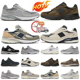 Casual Shoes Top Quality 990 for Men Women Grey White Black Dark Navy Castlerock Sea Salt Anniversary Brown Olive Moonbeam Tornado Outdoor Trainers Sneakers