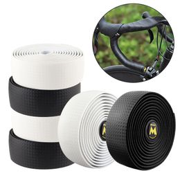 Road Bike Handlebar Grip Tape 30x2000mm Carbon Texture Fixed Gear Bicycle Drop Handle Bar Tape Cycling Accessories with Plug Ends