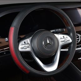 automotive interior manufacturers direct sales pattern universal anti slip Pu leather steering wheel