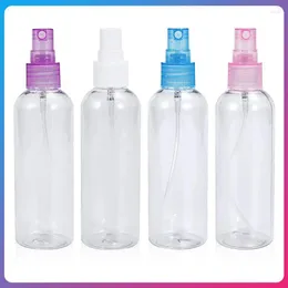 Storage Bottles 5-250ml Sprayer Mini Travel Plastic Empty Bottle Portable Handwashing Transparent Spray Atomizer Refillable Tool