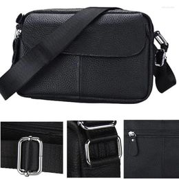 Shoulder Bags Women Messenger Bag Cow PU Leather Soft Zipper Hasp Single Fashion Female Brand Casual Crossbody