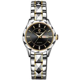 Binbang Watch New Fashion Mens Watch Mens Waterproof Tungsten Steel Calendar Quartz Wrist Watch Shake Sound Explosive Cross border Issuing C3