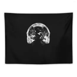 Tapestries HeadPhones Tapestry Decoration Wall Mural Room Decore Aesthetic
