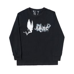 VLONE Pullover Sweatshirt Men and women Rabbit Letter Print Pullover Fashion Trend Hip-Hop Casual Top Men's Luxury Clothing Street Top Quality Cotton Sweatshirt 8215