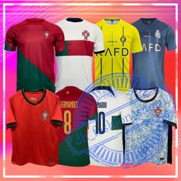 24 25 European Cup Portugal B.FERNANDES Soccer Jerseys RUBEN RONALDO Portugieser 22 2023 Portuguese Football Shirt Men Kids Kit Sets Team Portugals Thailand 368