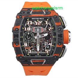 RM Watch Business Calendar Wrist Watch Rm11-03 Automatic Mechanical Watch Collection Rm1103 Ntpt Mclaren Special Limited Edition