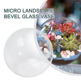 Vases Micro Landscape Glass Vase Transparent Borosilicate Hydroponic Plant For Succulent/ornamenealights Etc Decoration