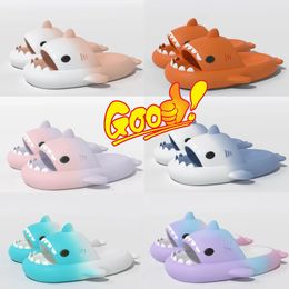 Designer Sandal Summer Shark Slippers Shark Slides Thick Soled Shoes sandals indoor Flip Flops GAI eur 36-45