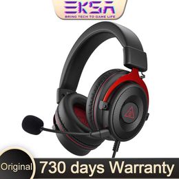 Cell Phone Earphones EKSA E900 PC 3D Stereo Surround Sound Game Earphones with Mic Game Earphones Suitable for XBOX/4/5 Q240321