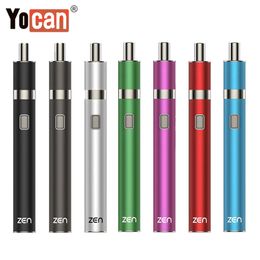 Yocan Zen Battery 650mAh Adjustable Voltage Wax Vaporizer Kits E-cigarette C4-DE Coil USB Charger Vape Pen