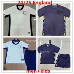 24/25 ENGLAND Soccer Jerseys 2024 2025 Kids Kit KANE GREALISH MEAD FODEN STERLING ENGLAND RASHFORD SANCHO SAKA BOYS National Football Shirts Uniforms 59