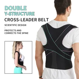 Safety Adjustable Back Shoulder Posture Corrector Belt Clavicle Spine Support Reshape Your Body Home Office Sport Upper Back Neck Brace